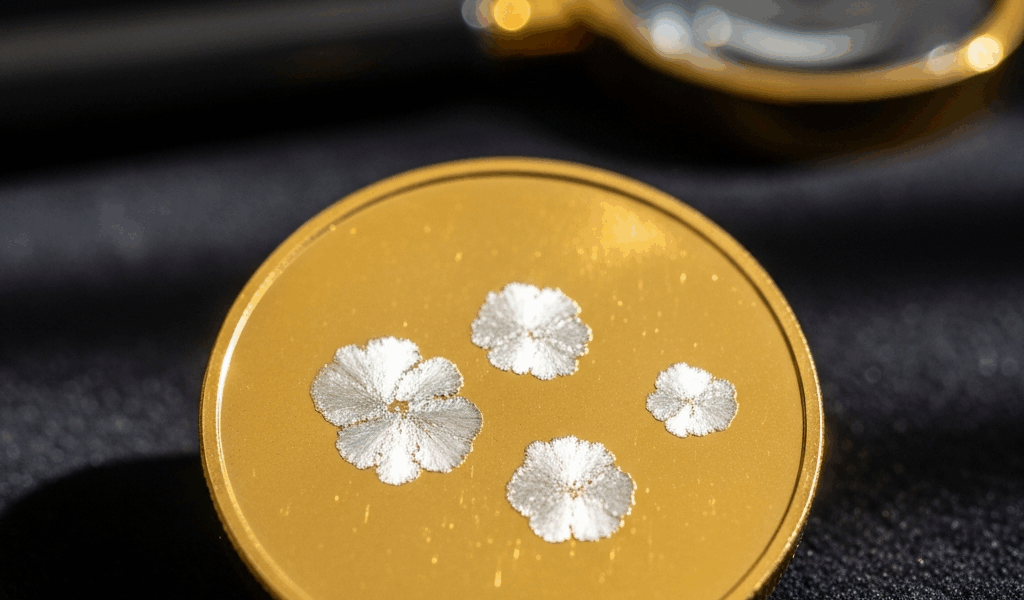 Why Your Gold Coin Has White Spots After Storage