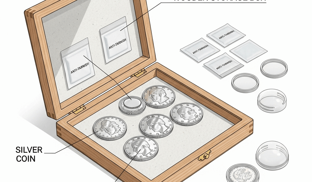 How to Store Silver Coins Without Them Toning
