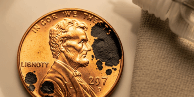 Why Your Lincoln Cent Has Black Spots After Cleaning