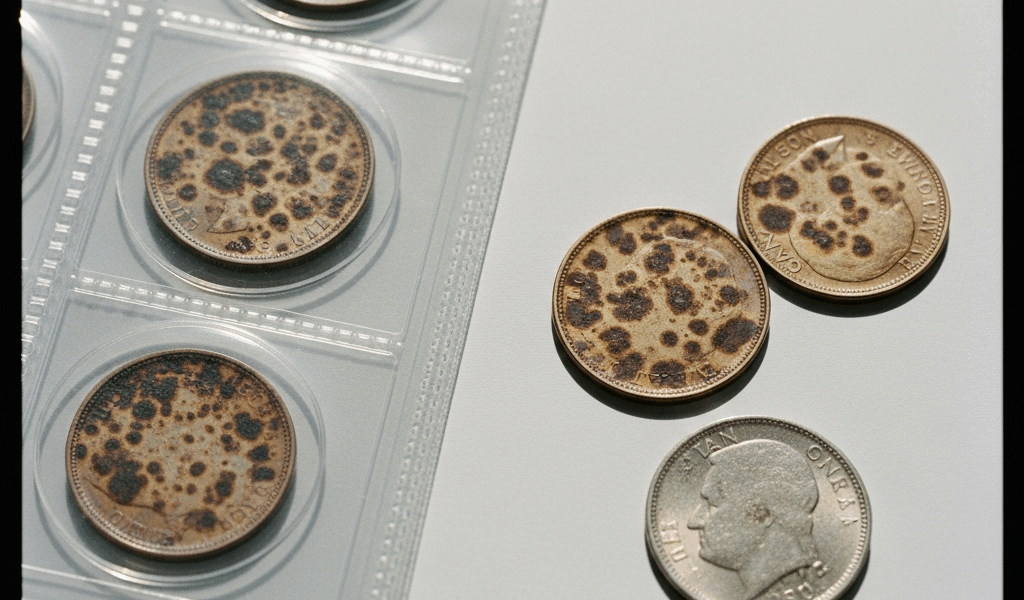 Why Your Coin Album Pages Are Staining Your Coins