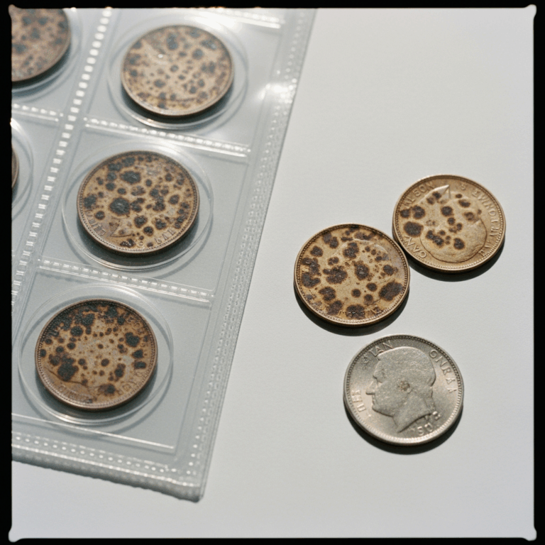 Why Your Coin Album Pages Are Staining Your Coins